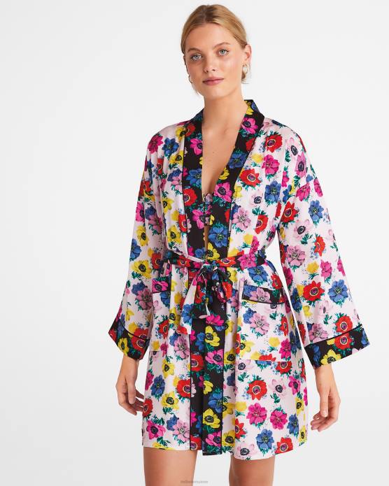 Ted Baker femmes 60VD606 vêtements robe de chambre dittsa à imprimé fleuri multicolore