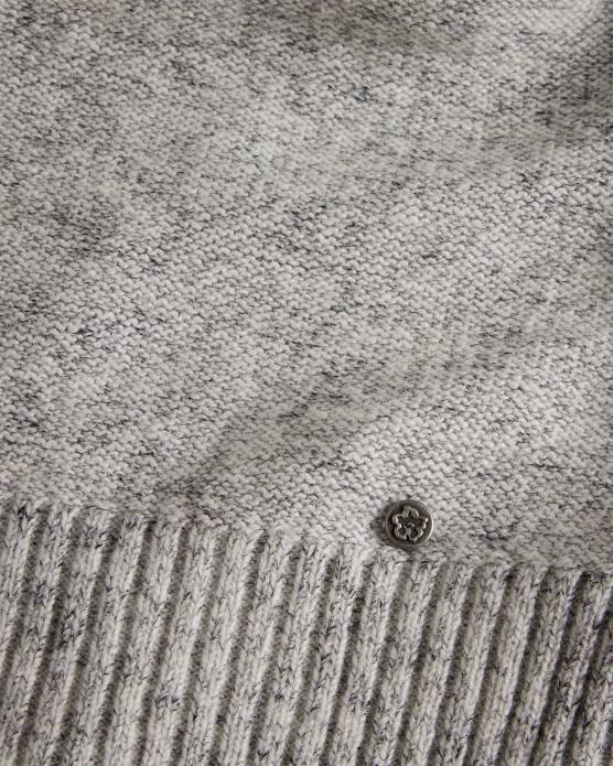 Ted Baker femmes 60VD354 vêtements noryah pull à manches longues et col en V marnes grises