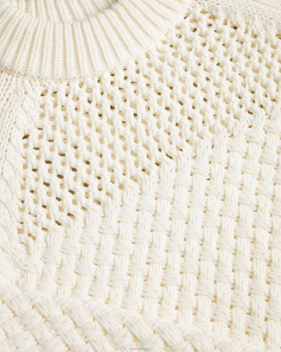 Ted Baker femmes 60VD53 vêtements pull hawick en point de basket blanc