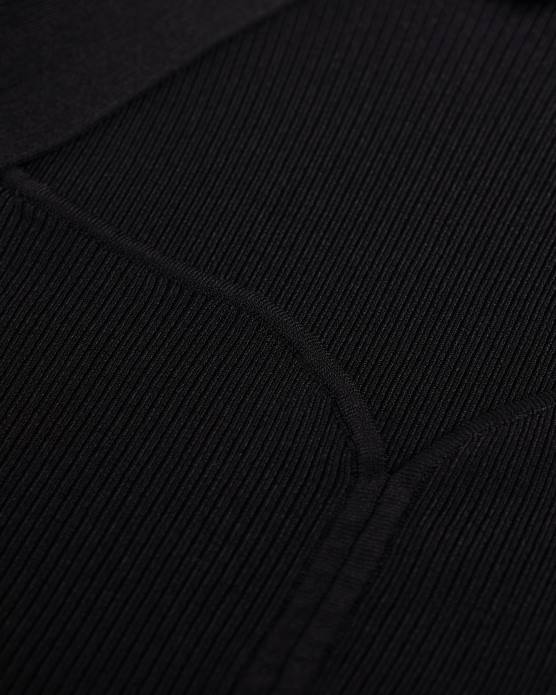 Ted Baker femmes 60VD103 vêtements Helenh - Haut tricoté à décolleté en cœur noir