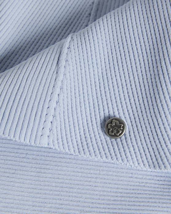 Ted Baker femmes 60VD436 vêtements Helenh - Haut tricoté à décolleté en cœur bleu bébé