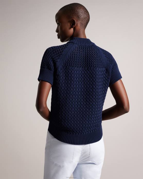 Ted Baker femmes 60VD276 vêtements débardeur stena en point de basket bleu foncé