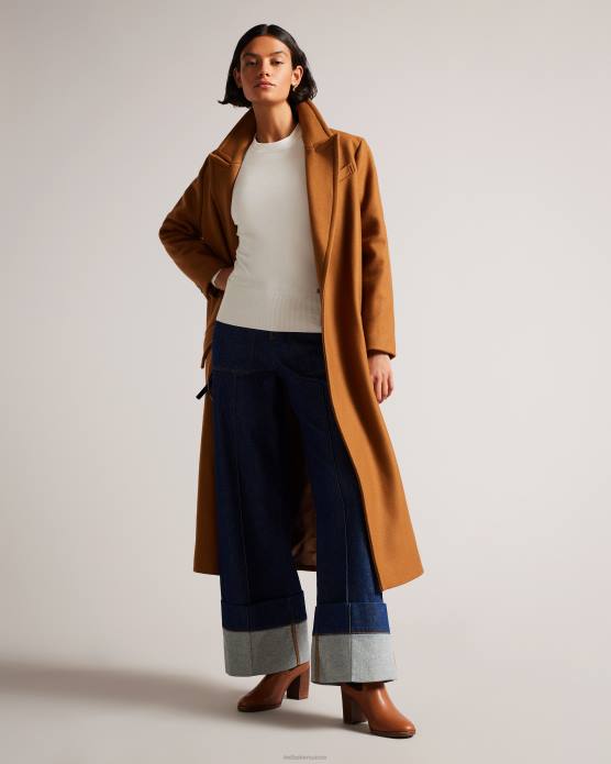 Ted Baker femmes 60VD111 vêtements pull à détails plissés Piyton blanc