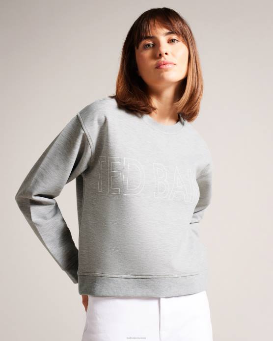 Ted Baker femmes 60VD537 vêtements sweat à logo Lorito gris