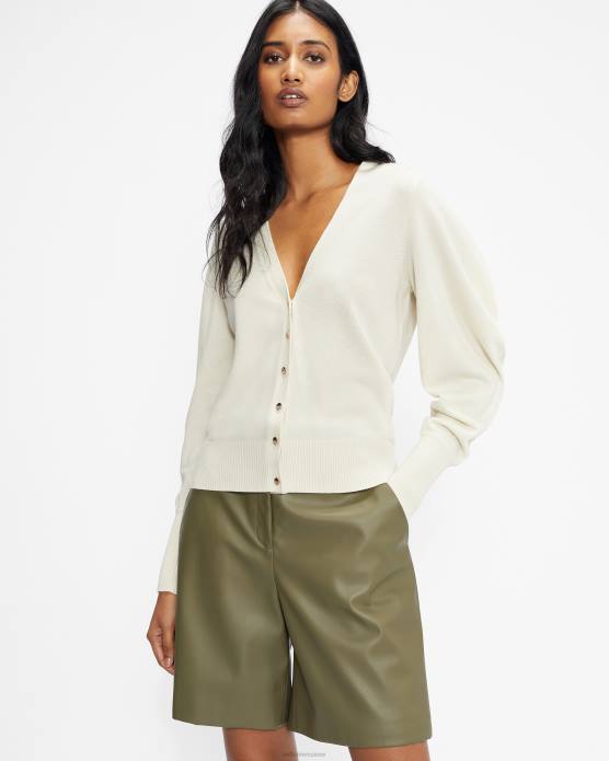 Ted Baker femmes 60VD521 vêtements astryyd - cardigan à manches drapées naturel