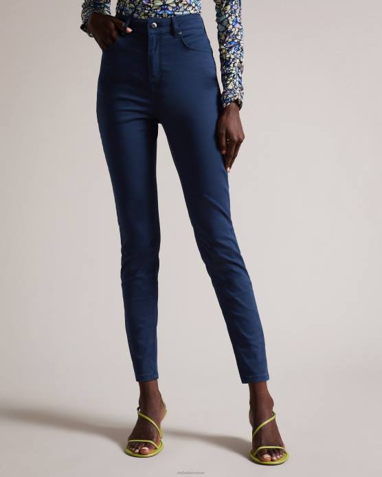 Ted Baker femmes 60VD123 vêtements sophaa - jean skinny en satin bleu foncé
