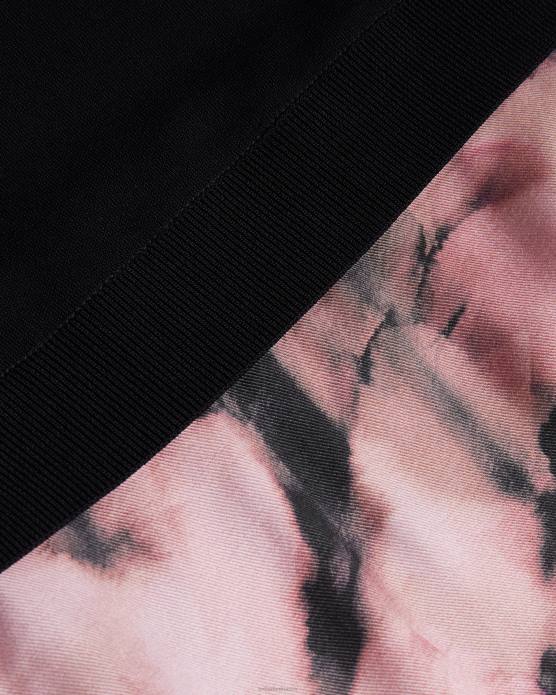 Ted Baker femmes 60VD328 vêtements elliha - robe moqueuse sans manches avec jupe nuisette à fleurs noir