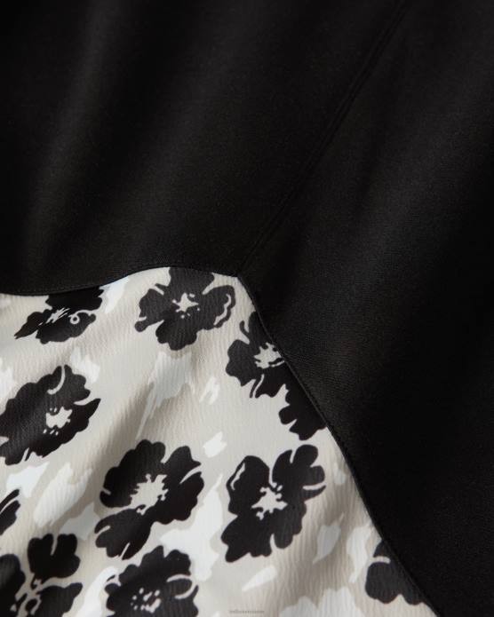 Ted Baker femmes 60VD513 vêtements haut en point de Rome gwiana avec robe jupe midi noir