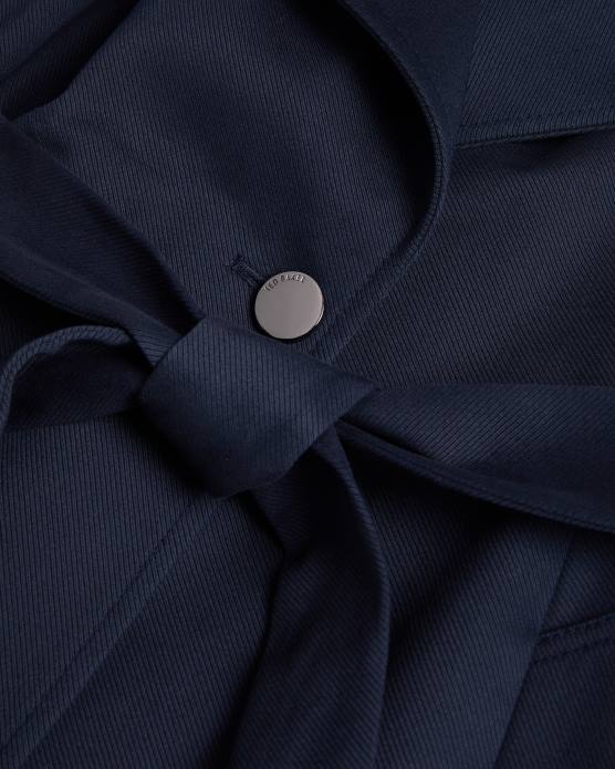 Ted Baker femmes 60VD158 vêtements rosina - trench-coat portefeuille mi-long bleu foncé