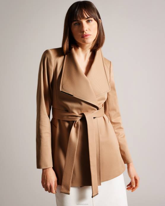 Ted Baker femmes 60VD170 vêtements rosiaas - trench-coat court portefeuille brun-bronzage
