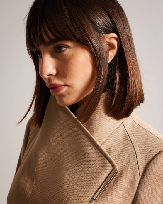 Ted Baker femmes 60VD170 vêtements rosiaas - trench-coat court portefeuille brun-bronzage