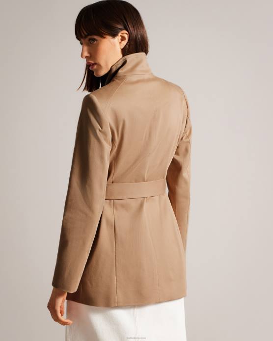 Ted Baker femmes 60VD170 vêtements rosiaas - trench-coat court portefeuille brun-bronzage