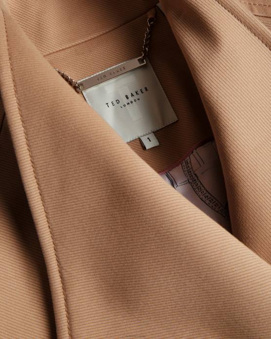 Ted Baker femmes 60VD170 vêtements rosiaas - trench-coat court portefeuille brun-bronzage