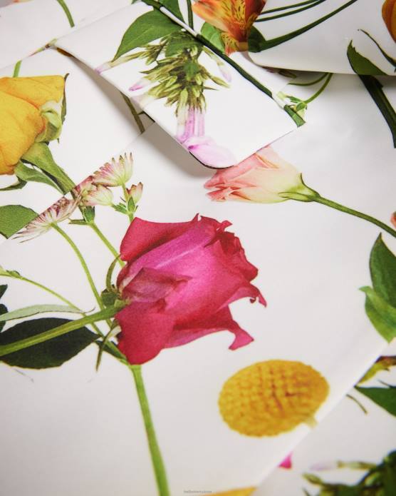 Ted Baker femmes 60VD253 vêtements ziaah - veste de costume slim à fleurs blanc