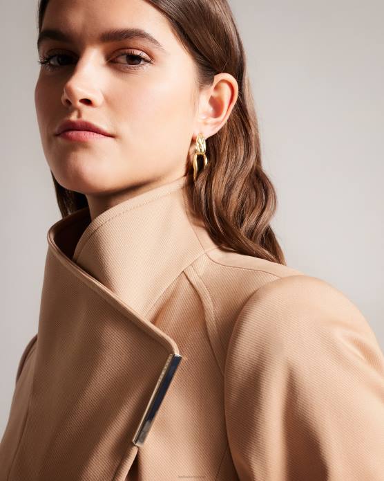 Ted Baker femmes 60VD269 vêtements rosina - trench-coat portefeuille mi-long brun-bronzage