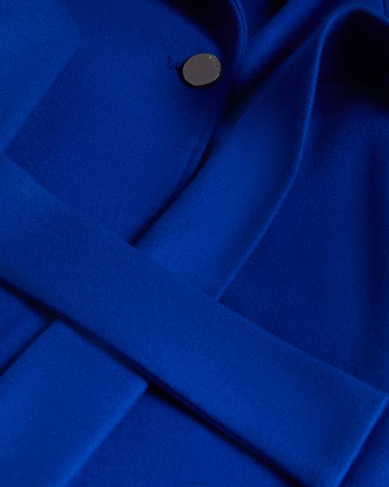 Ted Baker femmes 60VD561 vêtements manteau portefeuille midi en laine sandra bleu