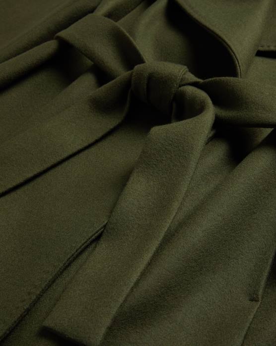 Ted Baker femmes 60VD563 vêtements manteau portefeuille court en laine rytaa kaki