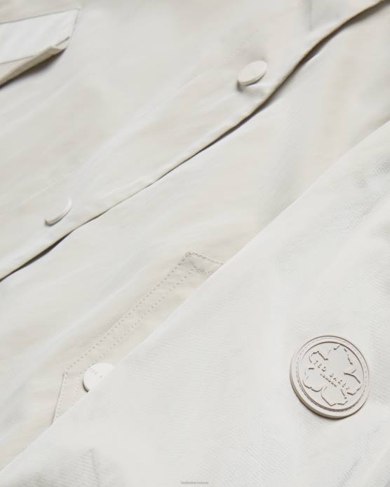 Ted Baker femmes 60VD662 vêtements renniey technique pluie mac blanc