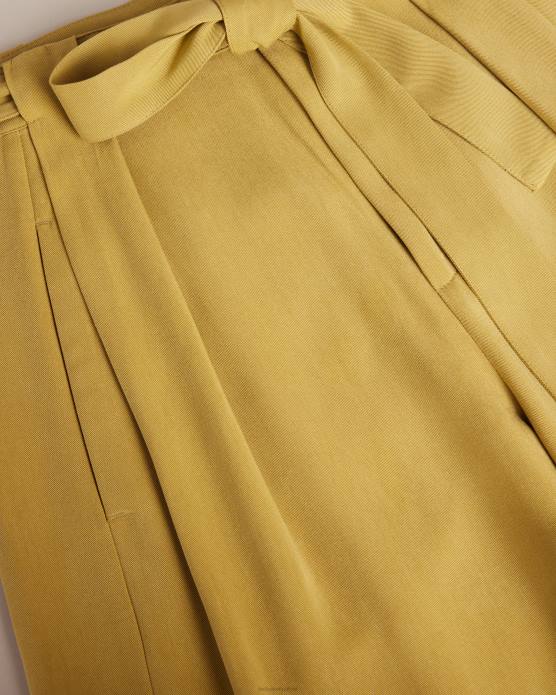 Ted Baker femmes 60VD291 vêtements pantalon large jemila kaki