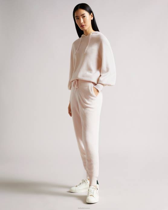Ted Baker femmes 60VD570 vêtements jogger leine en cachemire bio rose clair