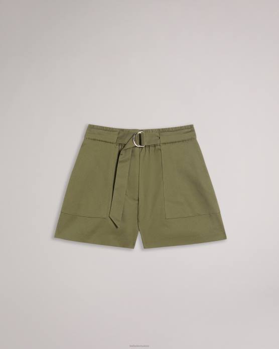 Ted Baker femmes 60VD595 vêtements ronniie - short avec anneau en D olive