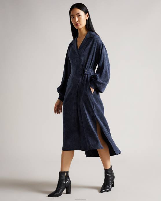 Ted Baker femmes 60VD512 vêtements robe mi-longue sammmie d ring bleu foncé