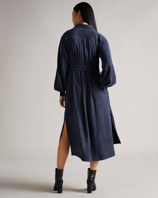 Ted Baker femmes 60VD512 vêtements robe mi-longue sammmie d ring bleu foncé