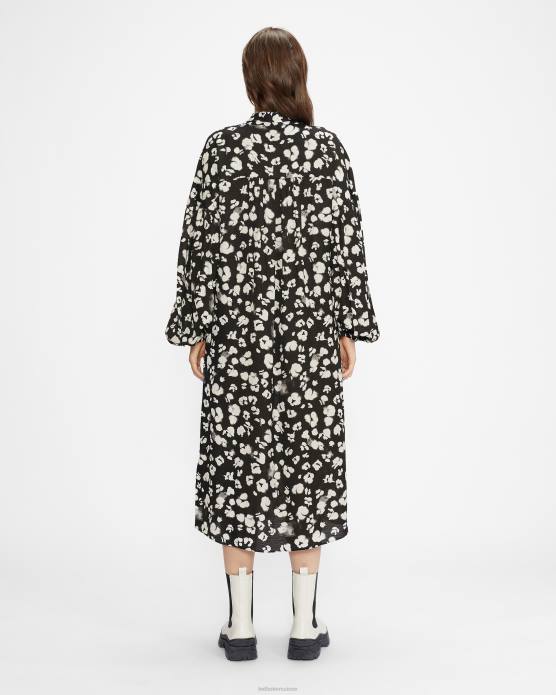 Ted Baker femmes 60VD526 vêtements Wilmy - Robe longue à nœud lavallière noir