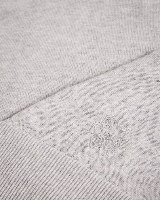 Ted Baker femmes 60VD591 vêtements Nicci - Pull à détails de manches gris foncé