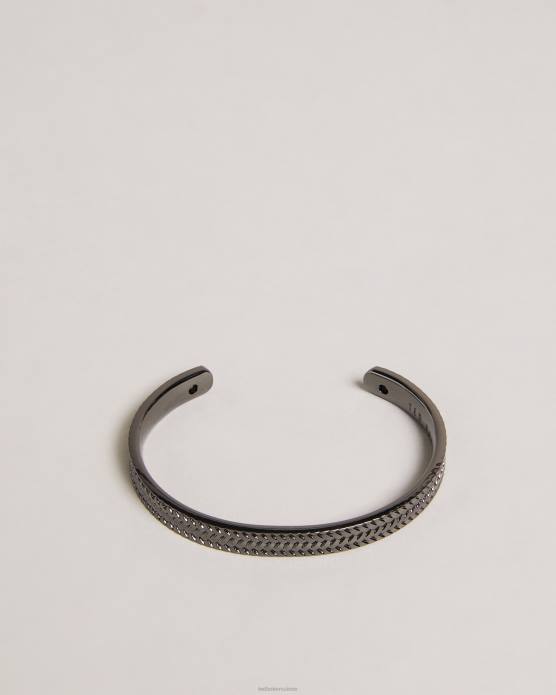 Ted Baker Hommes 60VD1941 accessoires bracelet jonc tissé en relief gymmy noir
