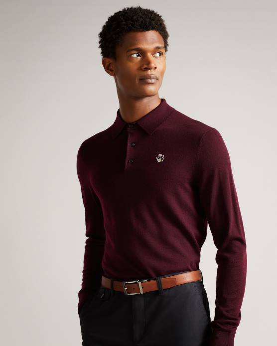 Ted Baker Hommes 60VD1842 accessoires ceinture réversible en cuir karmer bronzer