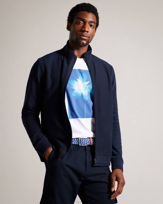 Ted Baker Hommes 60VD1861 accessoires ceinture élastique tissée callen bleu