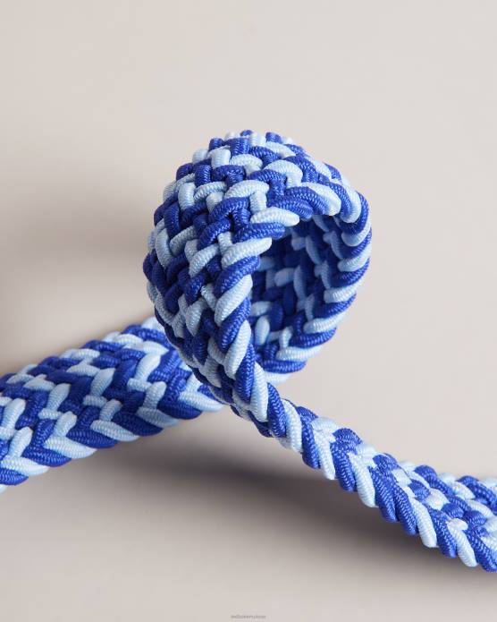 Ted Baker Hommes 60VD1861 accessoires ceinture élastique tissée callen bleu