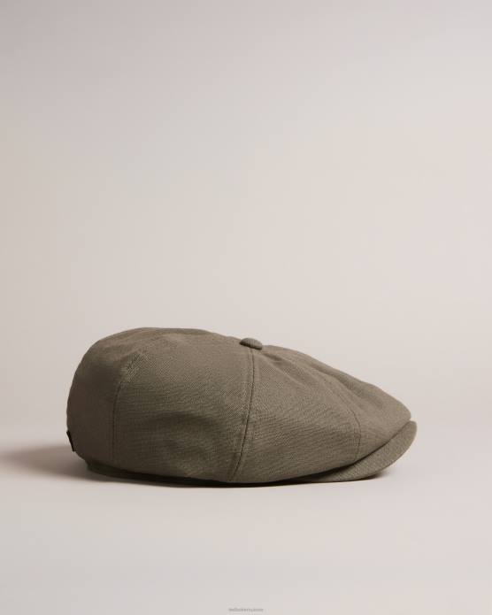 Ted Baker Hommes 60VD1850 accessoires chapeau garçon en lin mélangé Foster olive