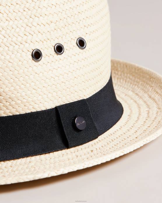 Ted Baker Hommes 60VD1874 accessoires trilby en paille Aydinn naturel