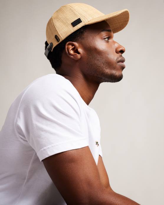 Ted Baker Hommes 60VD1901 accessoires casquette en raphia tissé harpp naturel