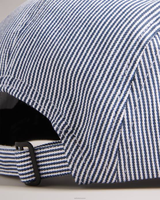 Ted Baker Hommes 60VD2010 accessoires casquette à fines rayures declann gris