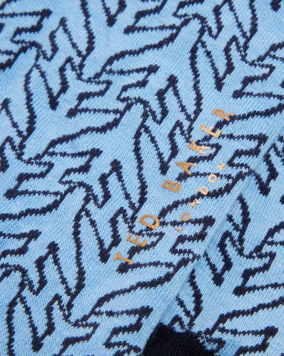 Ted Baker Hommes 60VD1992 accessoires chaussettes d'équipage d'avion Aerosok bleu