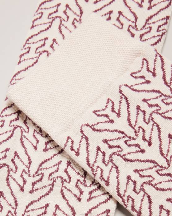 Ted Baker Hommes 60VD2002 accessoires chaussettes d'équipage d'avion Aerosok crème