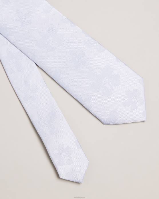 Ted Baker Hommes 60VD2045 accessoires cravate jacquard berel magnolia bleu