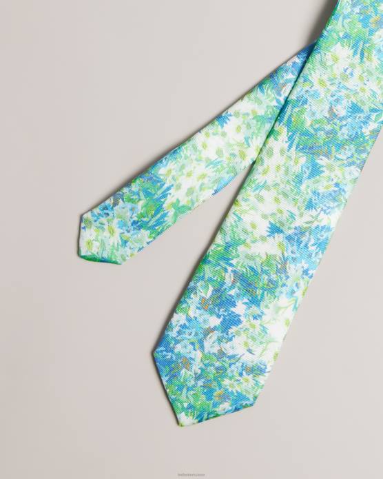 Ted Baker Hommes 60VD2066 accessoires cravate à imprimé floral dense lanico multicolore