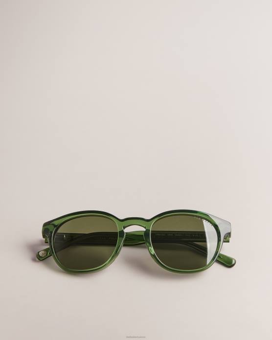 Ted Baker Hommes 60VD1936 accessoires lunettes de soleil monochromes classiques granavi vert