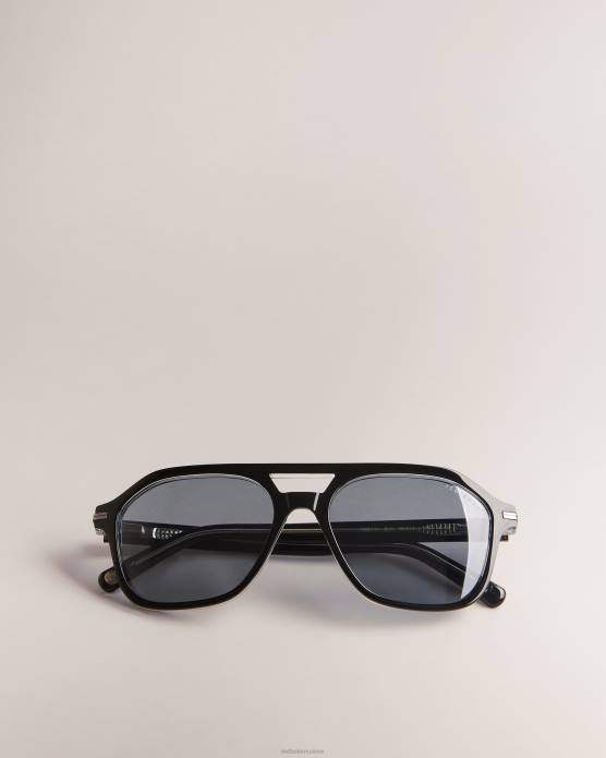 Ted Baker Hommes 60VD2060 accessoires lunettes de soleil aviateur géométriques blkavi noir