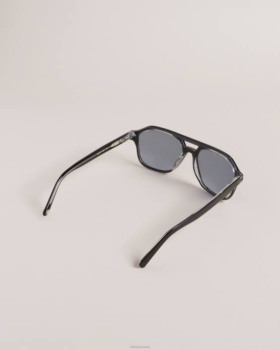 Ted Baker Hommes 60VD2060 accessoires lunettes de soleil aviateur géométriques blkavi noir