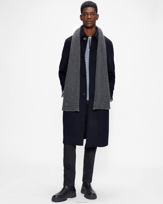 Ted Baker Hommes 60VD2028 accessoires écharpe en point de cardigan camen gris