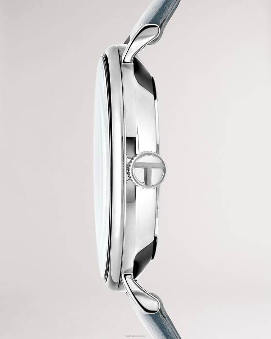 Ted Baker Hommes 60VD1964 accessoires montre timet bracelet cuir lisse gris gris