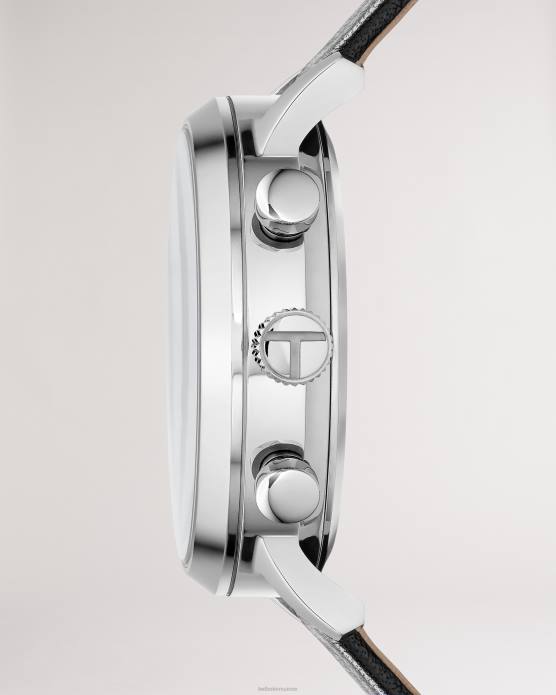 Ted Baker Hommes 60VD2012 accessoires montre minuta bracelet en cuir lisse noir