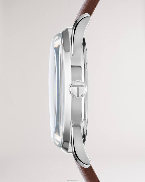 Ted Baker Hommes 60VD2042 accessoires montre bracelet en cuir brique brun