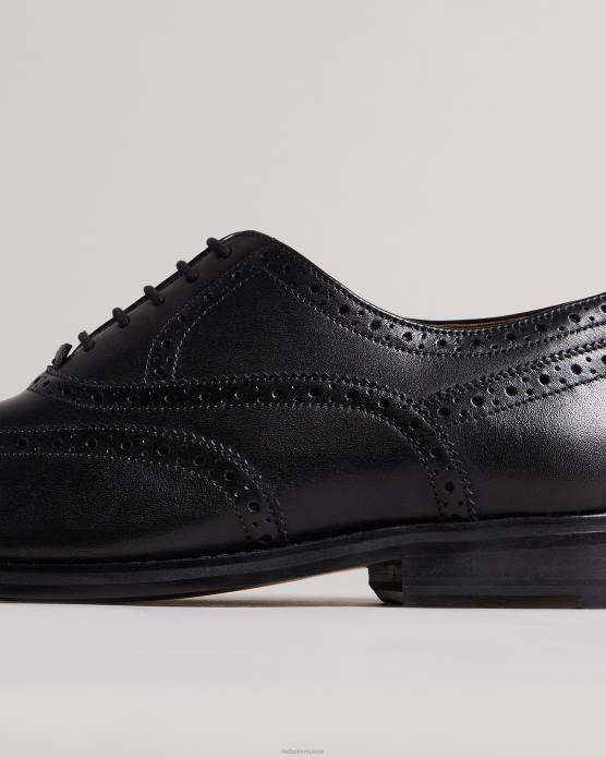 Ted Baker Hommes 60VD1857 chaussures amaiss chaussures richelieu en cuir formelles noir