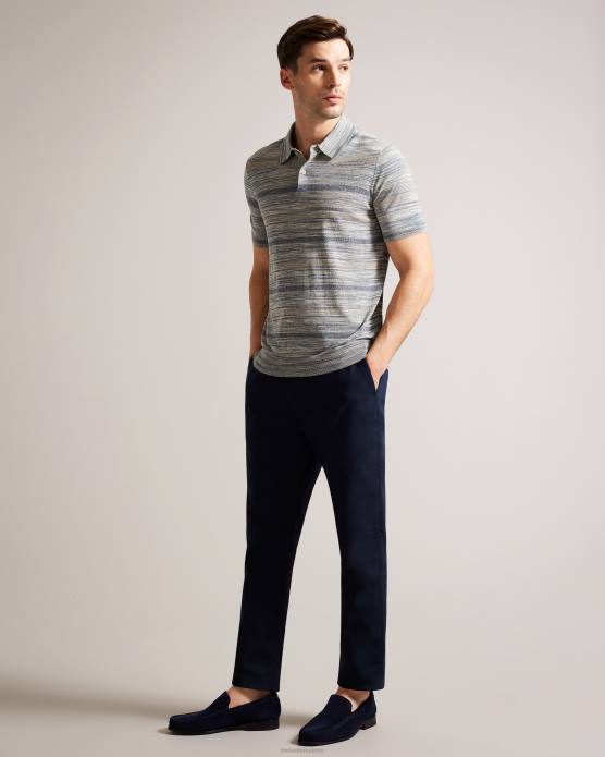 Ted Baker Hommes 60VD1851 chaussures mocassins habillés en daim labis marine